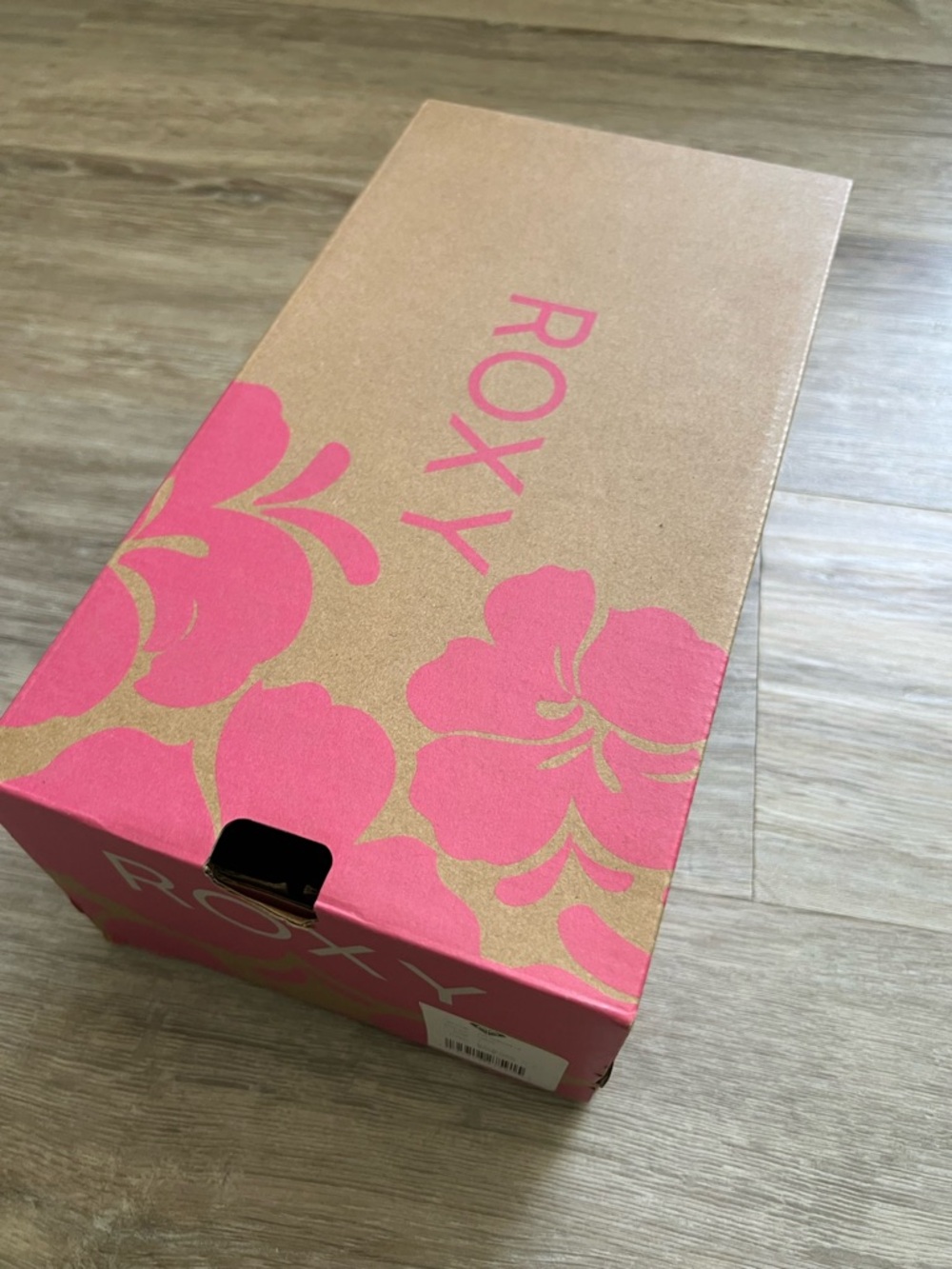 NWT! Roxy Bayshore Gray Knit Sneakers with Pink Accents - Picture 7 of 10